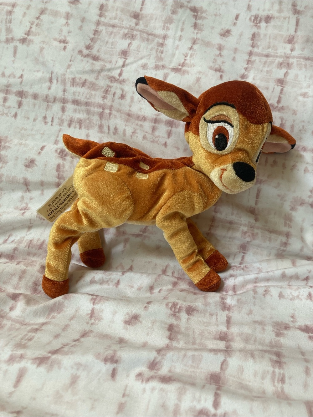 Vintage Disney Mattel Fisher-Price Inc. Fun n Floppy Bambi 7”